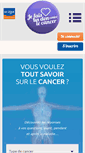 Mobile Screenshot of ligue-cancer.net